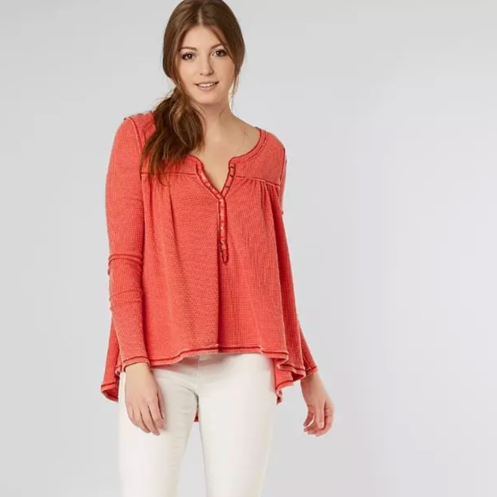 We The Free Kai Thermal Henley Top